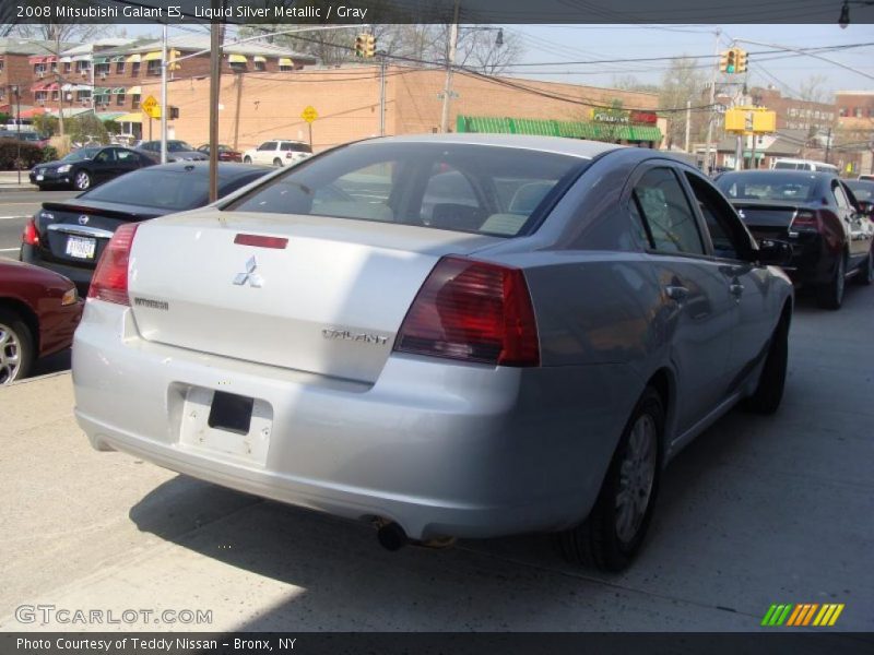 Liquid Silver Metallic / Gray 2008 Mitsubishi Galant ES