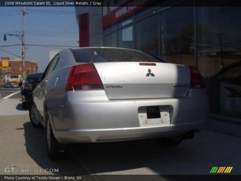 Liquid Silver Metallic / Gray 2008 Mitsubishi Galant ES