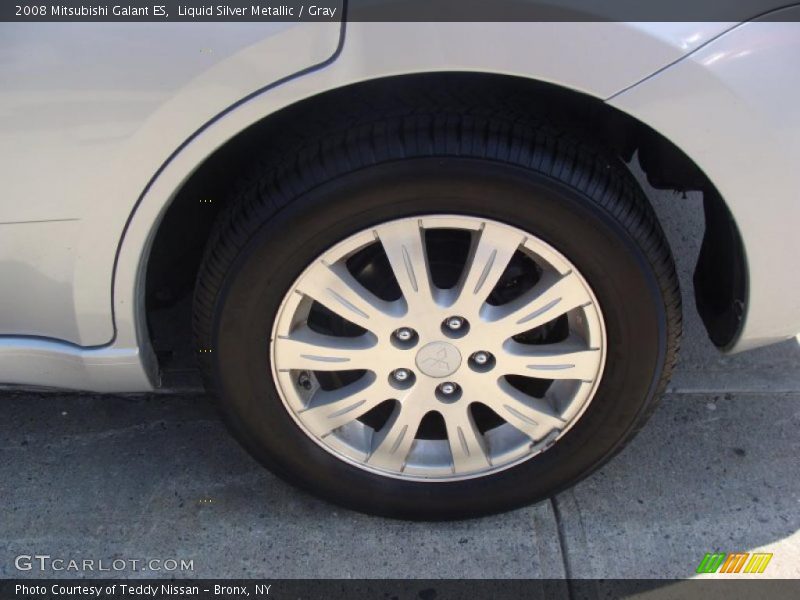 Liquid Silver Metallic / Gray 2008 Mitsubishi Galant ES