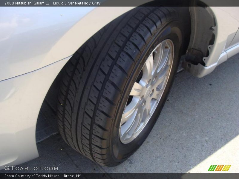 Liquid Silver Metallic / Gray 2008 Mitsubishi Galant ES