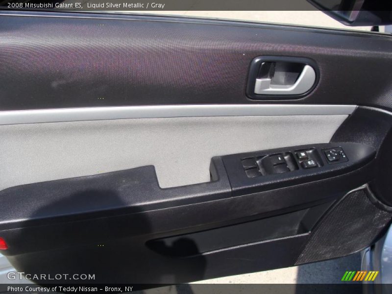Liquid Silver Metallic / Gray 2008 Mitsubishi Galant ES