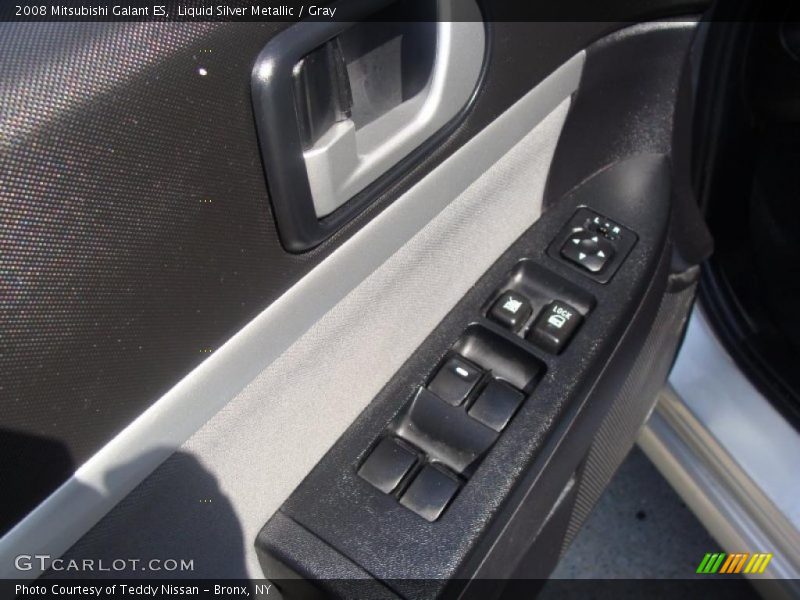 Liquid Silver Metallic / Gray 2008 Mitsubishi Galant ES