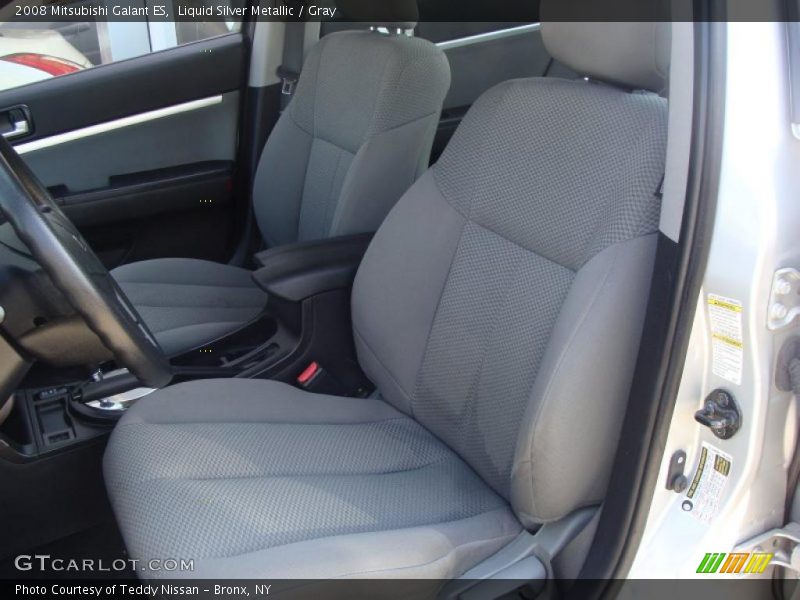 Liquid Silver Metallic / Gray 2008 Mitsubishi Galant ES