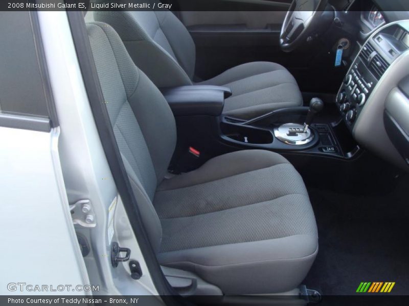 Liquid Silver Metallic / Gray 2008 Mitsubishi Galant ES
