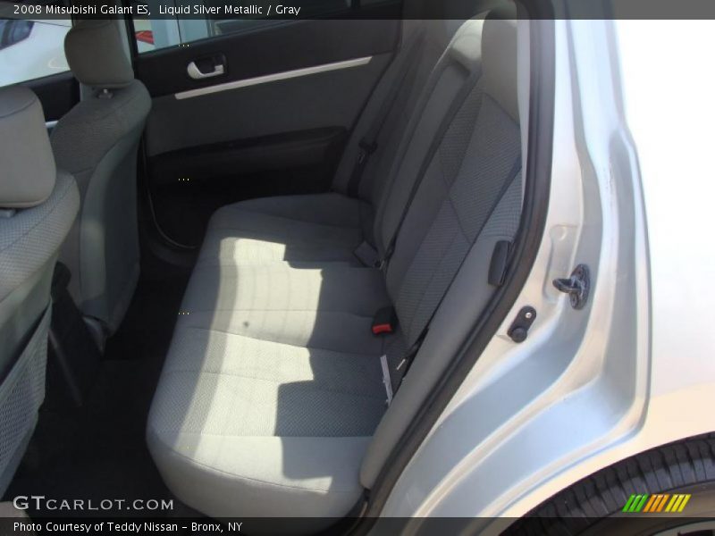 Liquid Silver Metallic / Gray 2008 Mitsubishi Galant ES