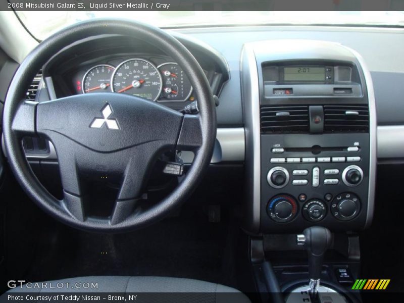 Liquid Silver Metallic / Gray 2008 Mitsubishi Galant ES