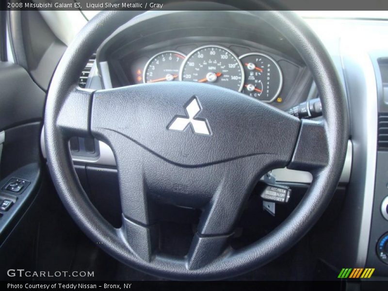 Liquid Silver Metallic / Gray 2008 Mitsubishi Galant ES