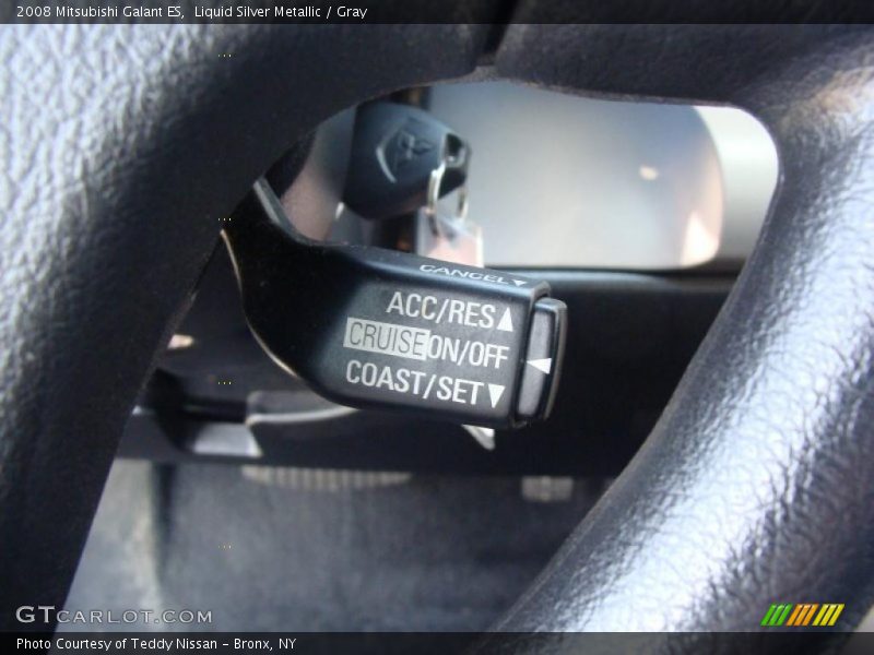 Liquid Silver Metallic / Gray 2008 Mitsubishi Galant ES