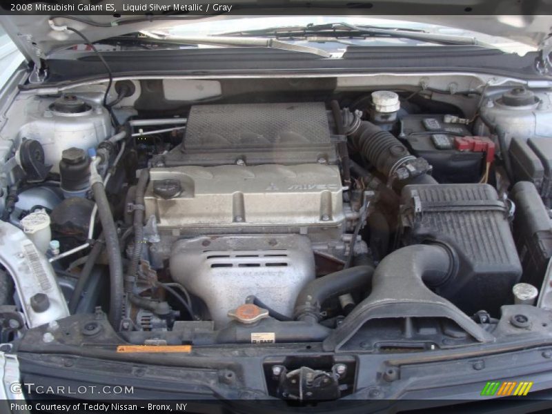 Liquid Silver Metallic / Gray 2008 Mitsubishi Galant ES