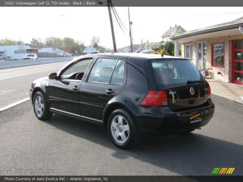 Black / Black 2002 Volkswagen Golf GL TDI Sedan