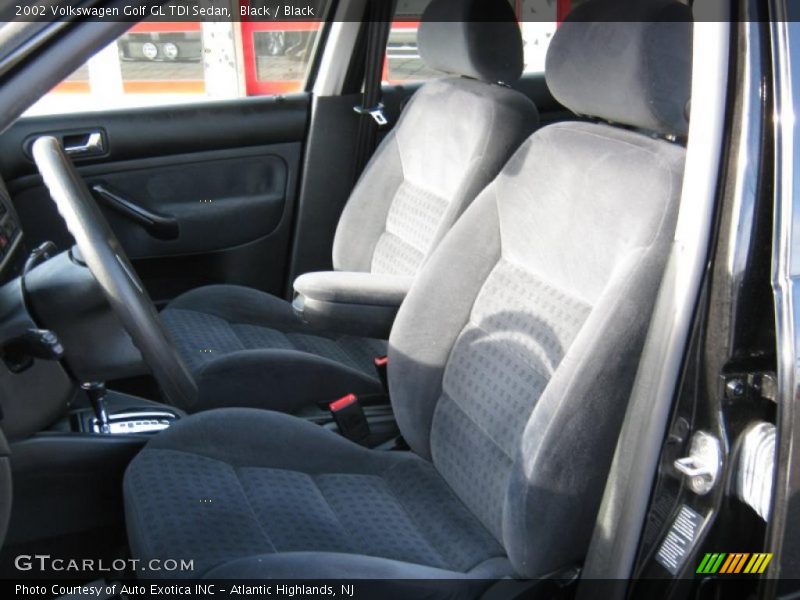 Black / Black 2002 Volkswagen Golf GL TDI Sedan