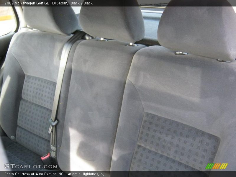 Black / Black 2002 Volkswagen Golf GL TDI Sedan