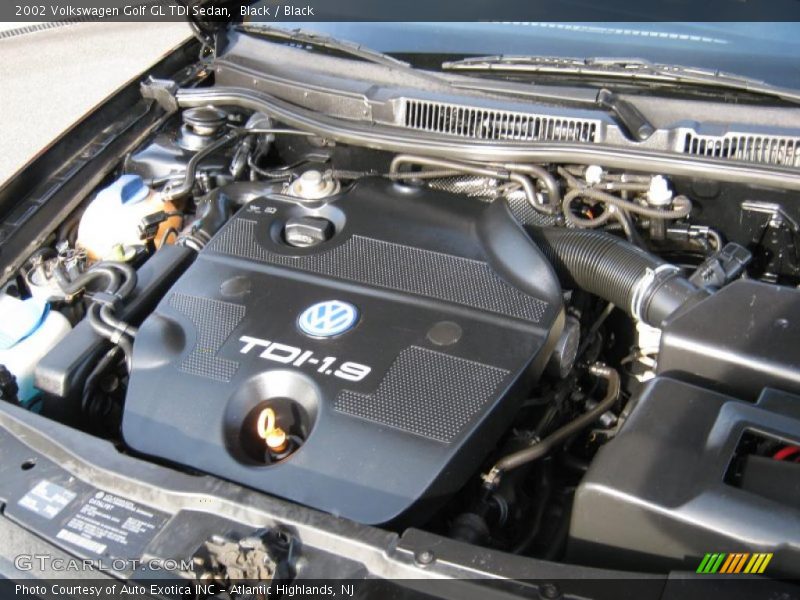 Black / Black 2002 Volkswagen Golf GL TDI Sedan