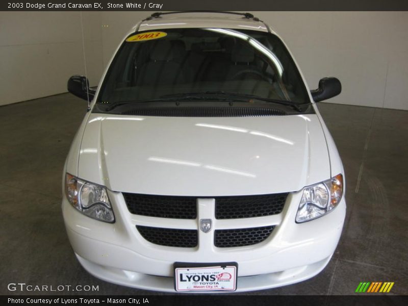 Stone White / Gray 2003 Dodge Grand Caravan EX
