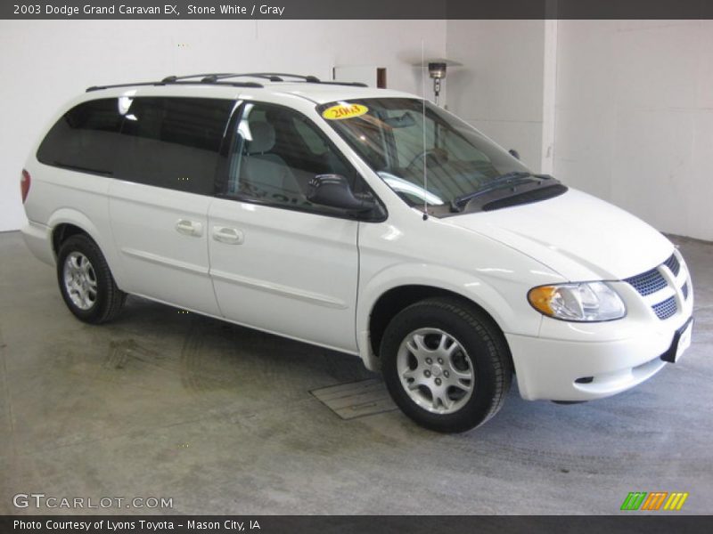 Stone White / Gray 2003 Dodge Grand Caravan EX