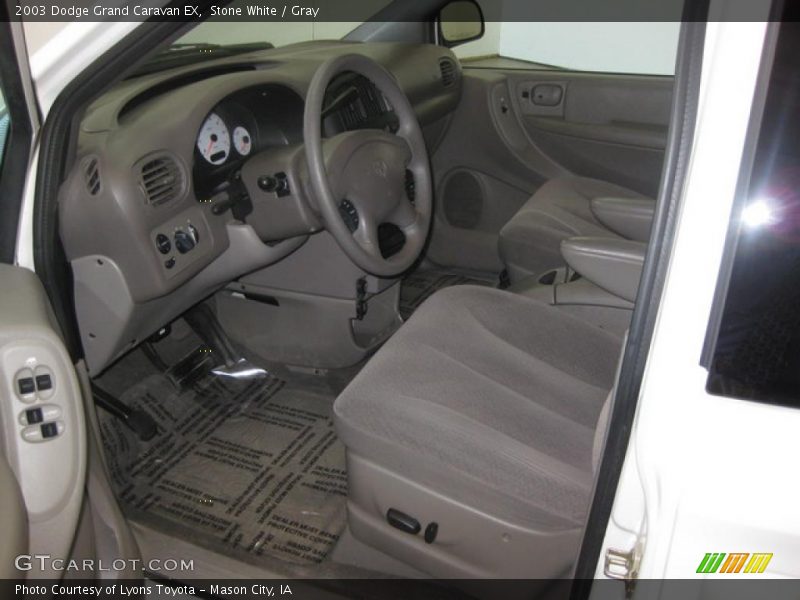 Stone White / Gray 2003 Dodge Grand Caravan EX