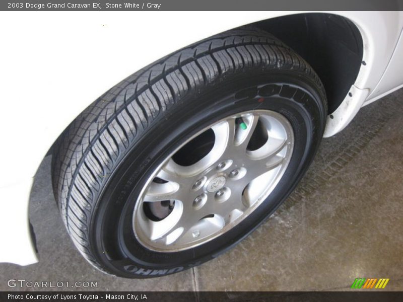 Stone White / Gray 2003 Dodge Grand Caravan EX