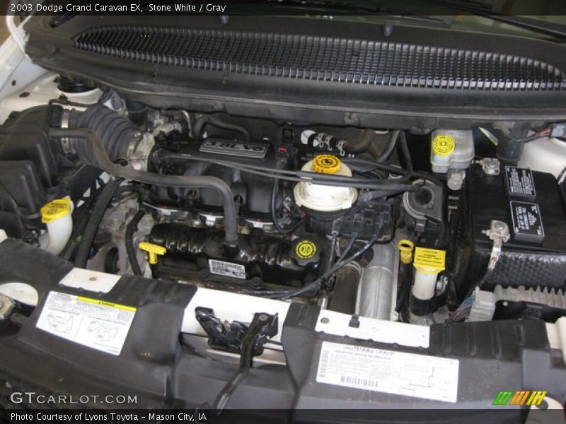 Stone White / Gray 2003 Dodge Grand Caravan EX