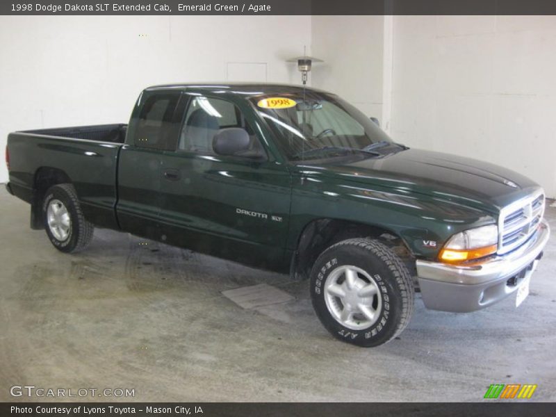 Emerald Green / Agate 1998 Dodge Dakota SLT Extended Cab