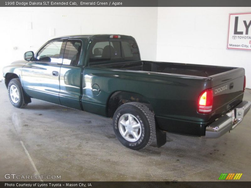 Emerald Green / Agate 1998 Dodge Dakota SLT Extended Cab