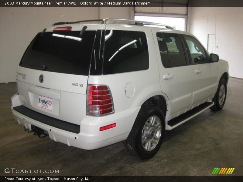 Oxford White / Medium Dark Parchment 2003 Mercury Mountaineer Premier AWD