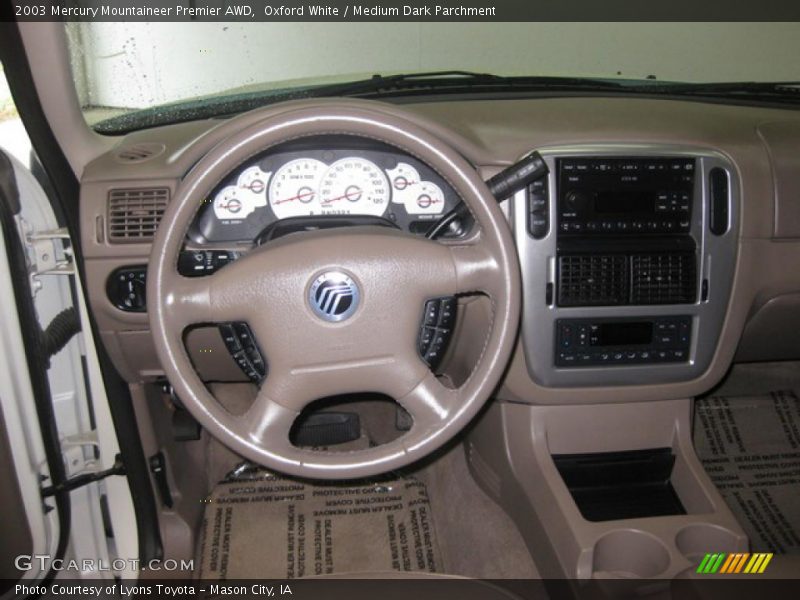 Oxford White / Medium Dark Parchment 2003 Mercury Mountaineer Premier AWD