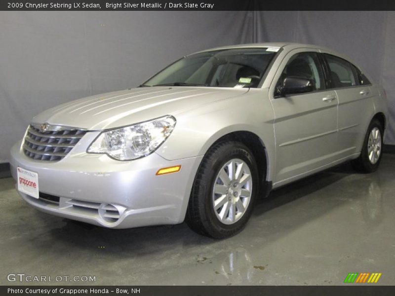 Bright Silver Metallic / Dark Slate Gray 2009 Chrysler Sebring LX Sedan