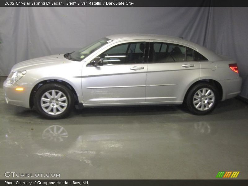 Bright Silver Metallic / Dark Slate Gray 2009 Chrysler Sebring LX Sedan