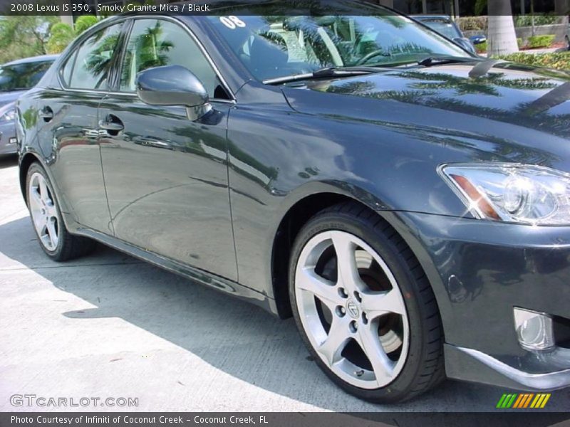 Smoky Granite Mica / Black 2008 Lexus IS 350