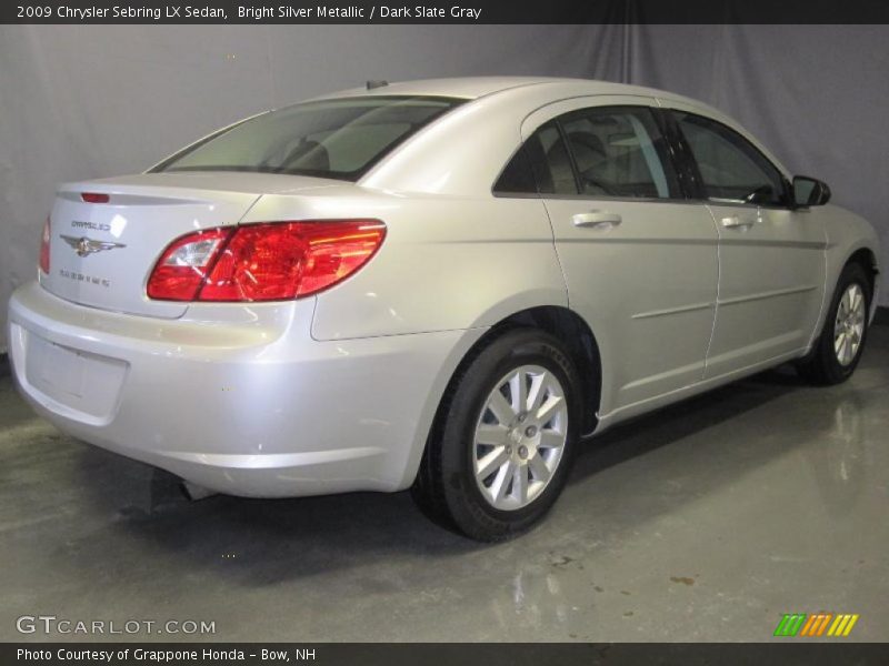 Bright Silver Metallic / Dark Slate Gray 2009 Chrysler Sebring LX Sedan
