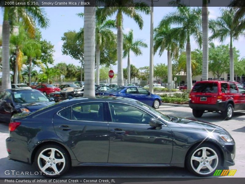 Smoky Granite Mica / Black 2008 Lexus IS 350