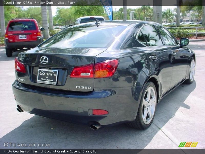 Smoky Granite Mica / Black 2008 Lexus IS 350
