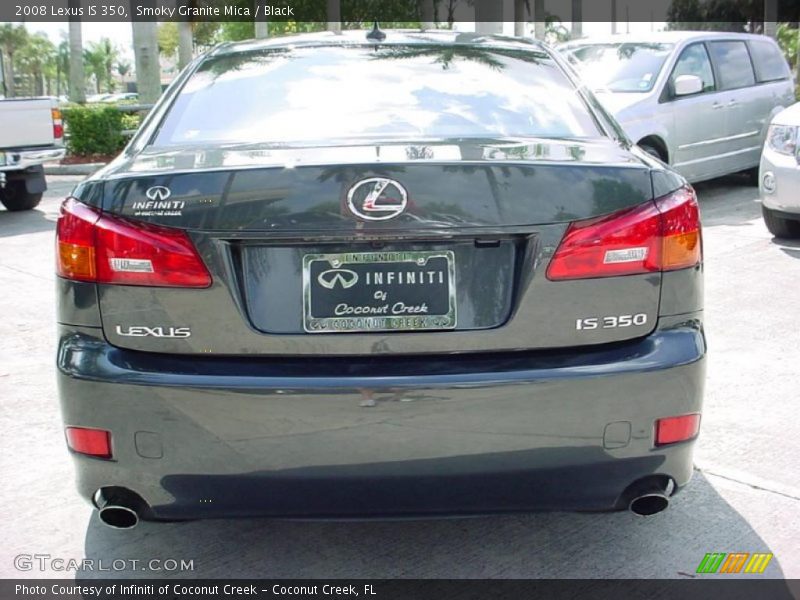 Smoky Granite Mica / Black 2008 Lexus IS 350