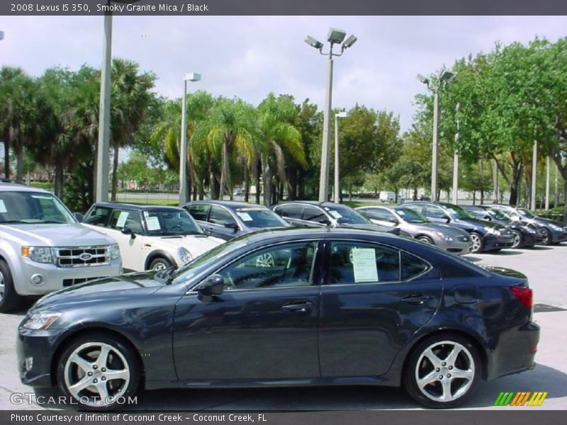 Smoky Granite Mica / Black 2008 Lexus IS 350
