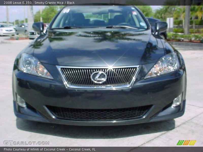 Smoky Granite Mica / Black 2008 Lexus IS 350