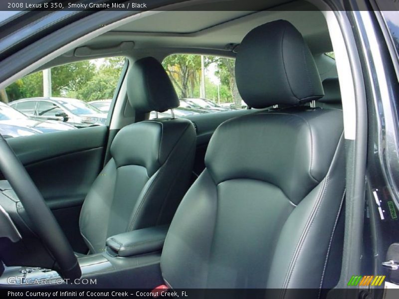 Smoky Granite Mica / Black 2008 Lexus IS 350