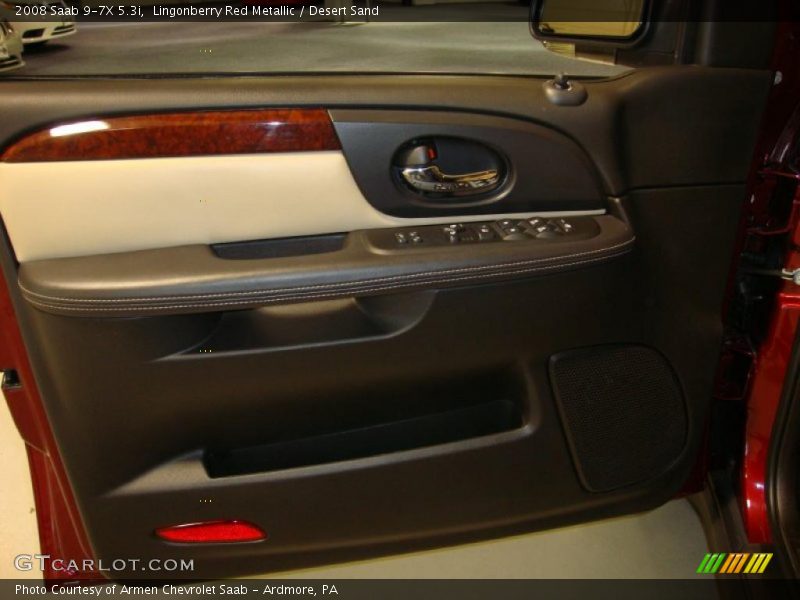 Lingonberry Red Metallic / Desert Sand 2008 Saab 9-7X 5.3i