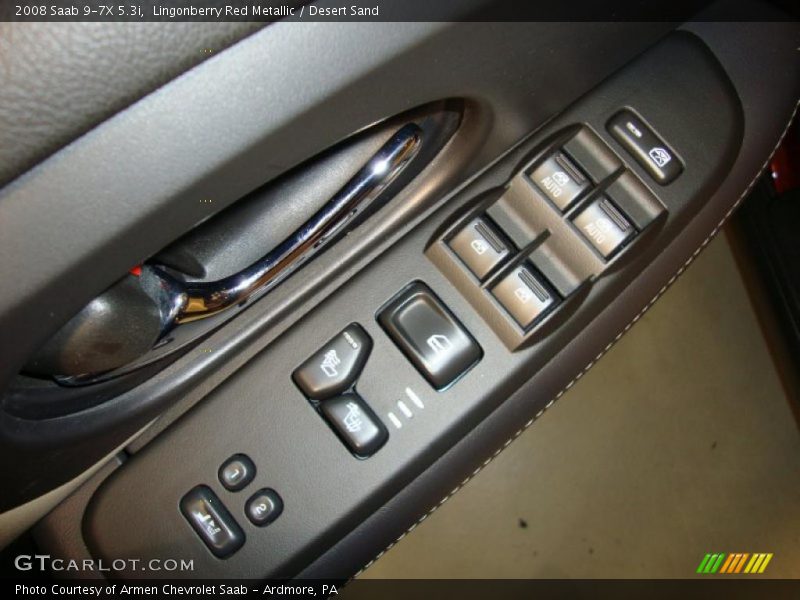 Lingonberry Red Metallic / Desert Sand 2008 Saab 9-7X 5.3i