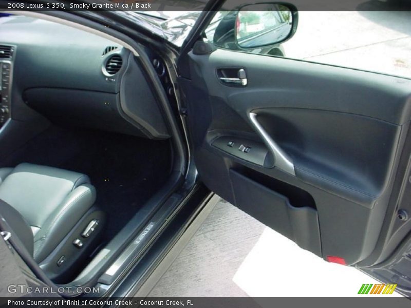 Smoky Granite Mica / Black 2008 Lexus IS 350