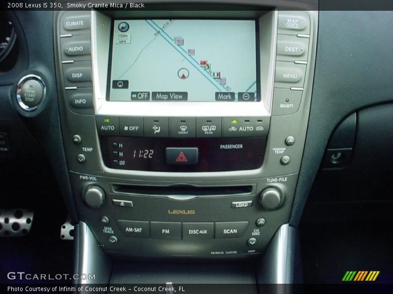 Smoky Granite Mica / Black 2008 Lexus IS 350