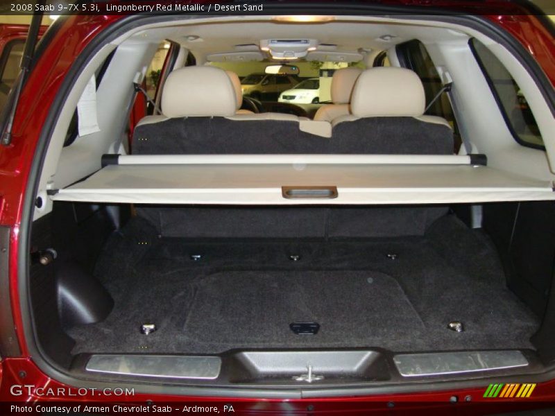 Lingonberry Red Metallic / Desert Sand 2008 Saab 9-7X 5.3i