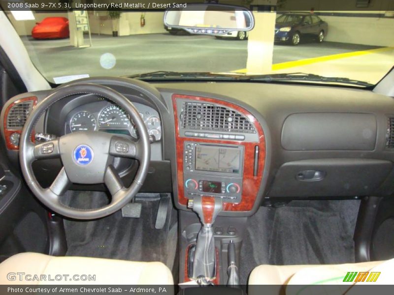 Lingonberry Red Metallic / Desert Sand 2008 Saab 9-7X 5.3i