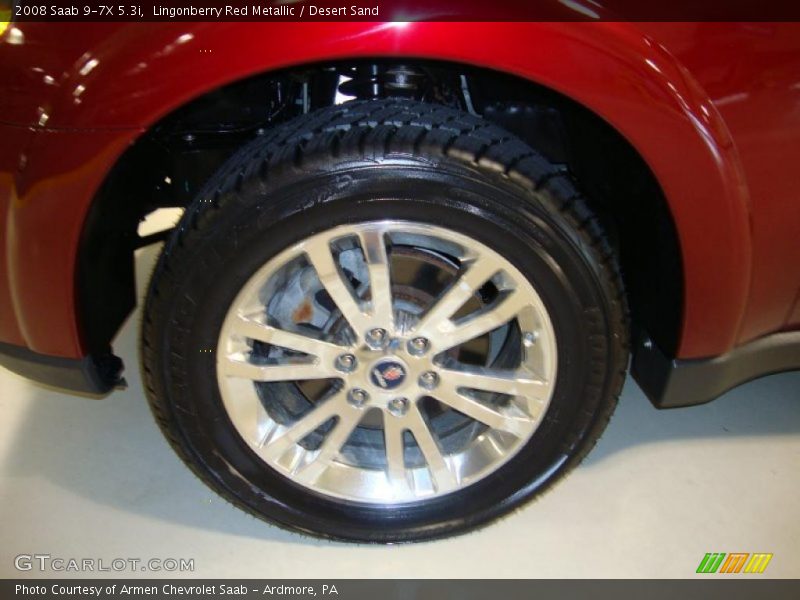 Lingonberry Red Metallic / Desert Sand 2008 Saab 9-7X 5.3i