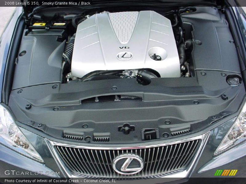 Smoky Granite Mica / Black 2008 Lexus IS 350