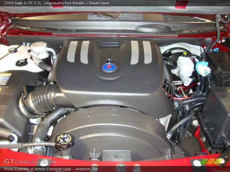 Lingonberry Red Metallic / Desert Sand 2008 Saab 9-7X 5.3i