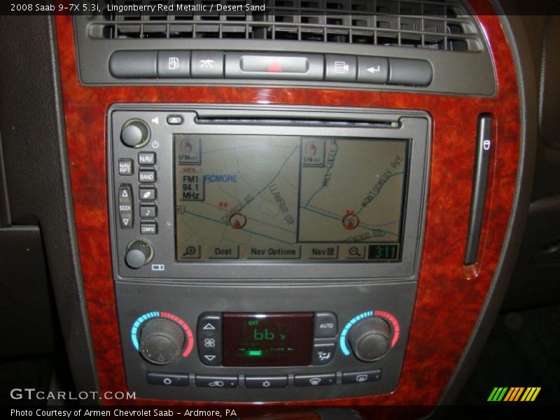Lingonberry Red Metallic / Desert Sand 2008 Saab 9-7X 5.3i