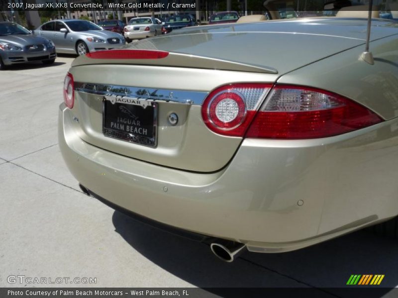 Winter Gold Metallic / Caramel 2007 Jaguar XK XK8 Convertible