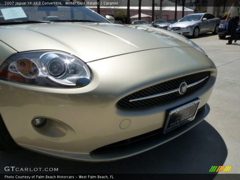 Winter Gold Metallic / Caramel 2007 Jaguar XK XK8 Convertible