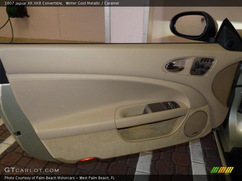 Winter Gold Metallic / Caramel 2007 Jaguar XK XK8 Convertible
