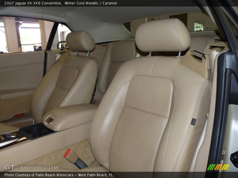 Winter Gold Metallic / Caramel 2007 Jaguar XK XK8 Convertible